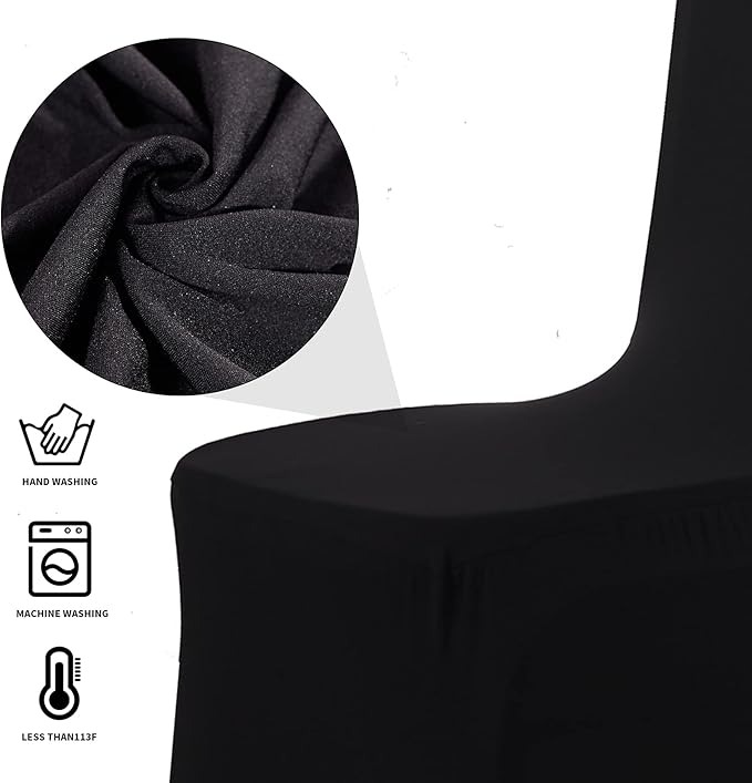 BNO3113-6 Black Chair Cover / غطاء كرسي أسود
