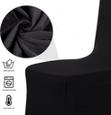 BNO3113-6 Black Chair Cover / غطاء كرسي أسود
