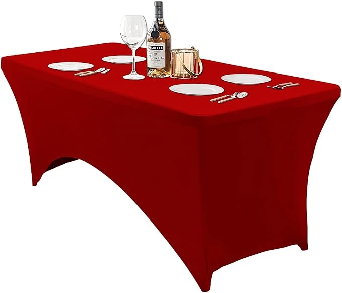 Red Table Cover/غطاء الطاولة الاحمر 