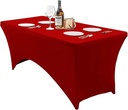 Red Table Cover/غطاء الطاولة الاحمر 