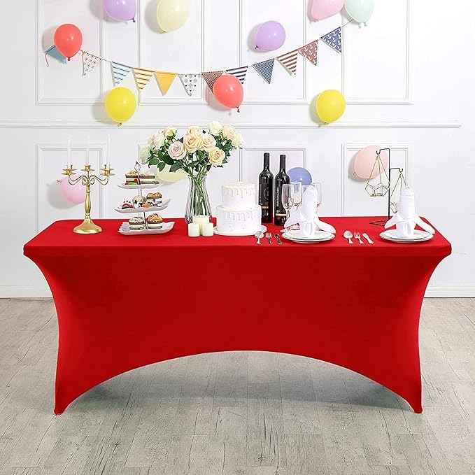 Red Table Cover/غطاء الطاولة الاحمر 