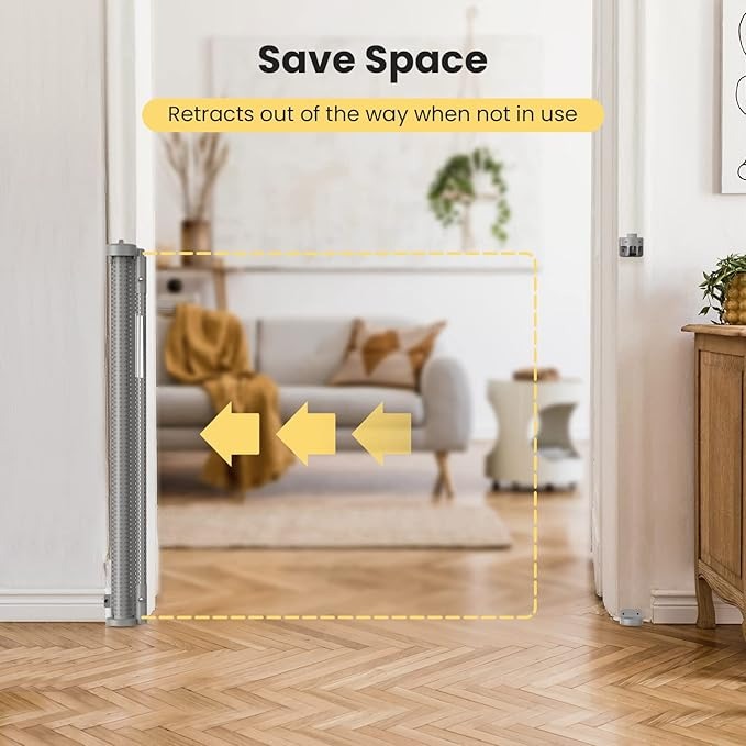 Retractable Baby Gate / حاجز الاطفال 