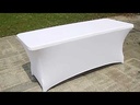  White Table Cover/ غطاء الطاولة الأبيض 