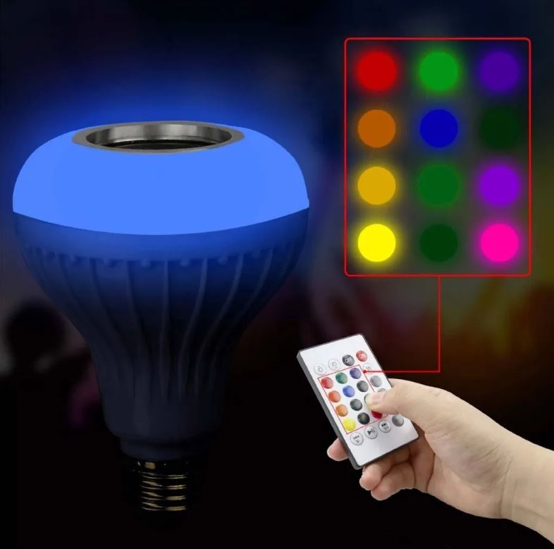 BLUETOOTH LED MUSIC LIGHT BULB/ اضاءة led  مع بلوتوث