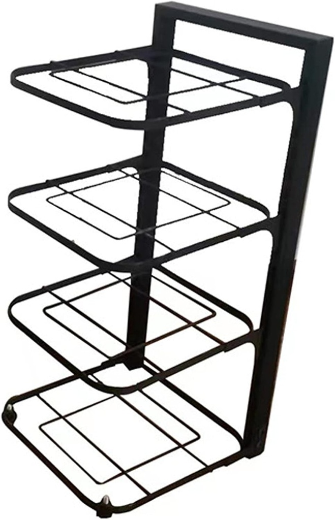 Kitchen Pot Rack Organizer, Cookware Holders 4 layer/منظم للاواني والمقالي 4 رفوف