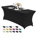 black table cover / غطاء الطاولة الاسود
