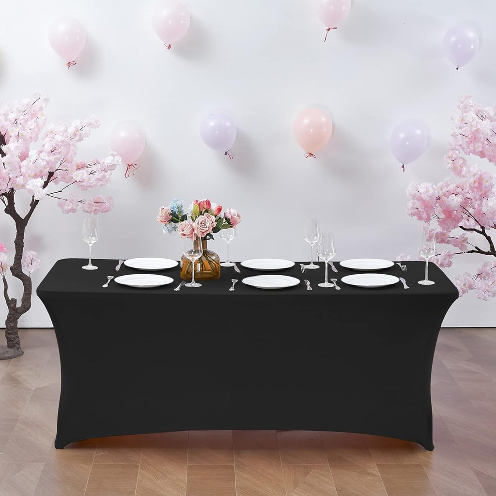 black table cover / غطاء الطاولة الاسود