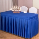 Table cover Blue /  غطاء مفرش الطاولة الازرق