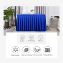 Table cover Blue /  غطاء مفرش الطاولة الازرق