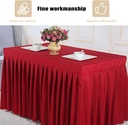 Table cover RED / غطاء مفرش الطاولة الاحمر