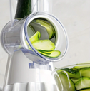 SUMO vegetable, cheese slicer, grater, 4 pieces/قطاعة ومبشرة خضروات و الجبن الدوارة 4 قطع