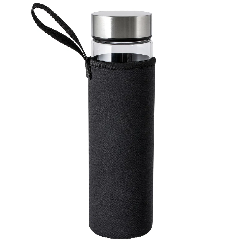 Glass Water Bottle/علبة المياه الزجاجية