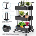 MULTIFUNCTION SHELF 3-LAYER STEEL/رف متعدد الوظائف مكون من 3 طبقات 