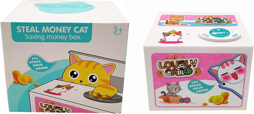 Steal Money Saving Box / لعبة الحصالة القط السارق
