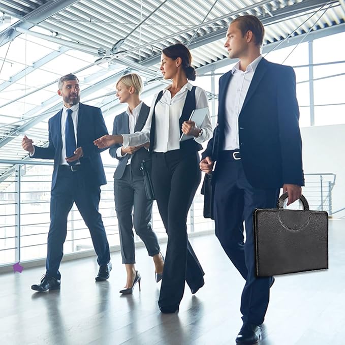 Leather Business Organizer Notepad Bag /شنطة + دفتر ملاحظات