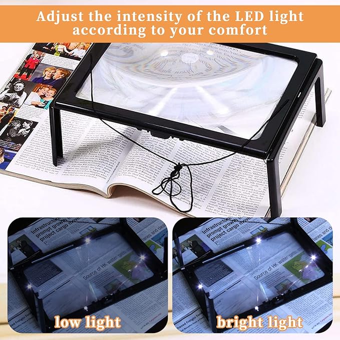 BOOKS MAGNIFYING GLASS / مكبرة القراءة
