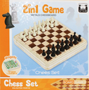 Chess and Snake ladder 2 in 1 Board/  2 في 1 لعبة سلالم الثعبان والشطرنج المغناطيسية