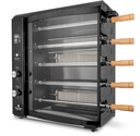 SM -1070 GAS ROTISSERIE BBQ OVEN 5 Skewers/فرن شواء يعمل بالغاز 5 أسياخ