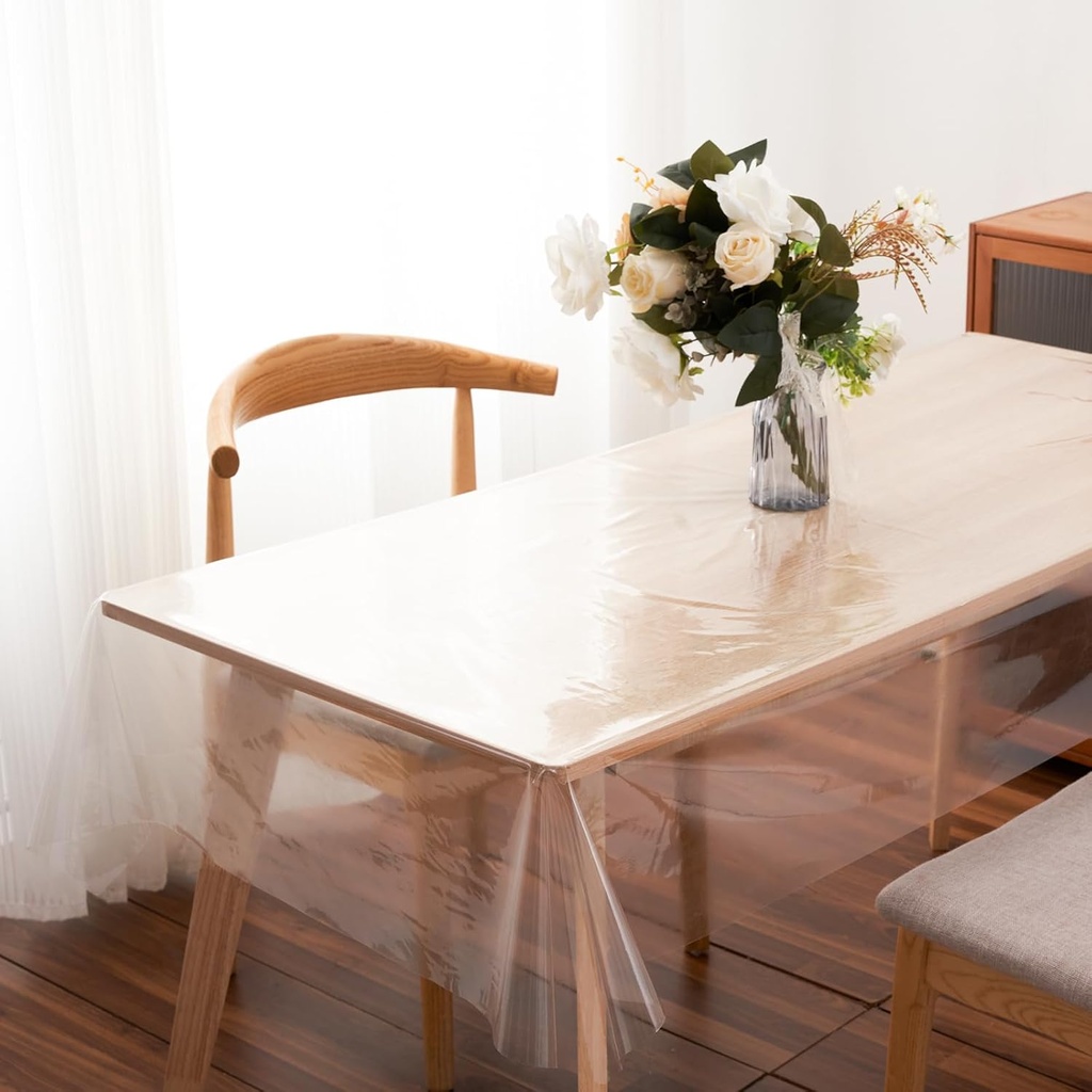 1.37*2mm*15m Transparent Table Cover Protector/ غطاء شفاف لحماية الطاولة