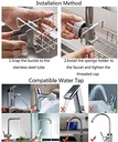 FAUCET SHELF CONVENIENT DRAINAGE STORAGE / منظم المغسلة
