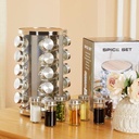 SPICE CAROUSEL 20 JAR ROTATING / منظم التوابل الدوار 20 زجاجة