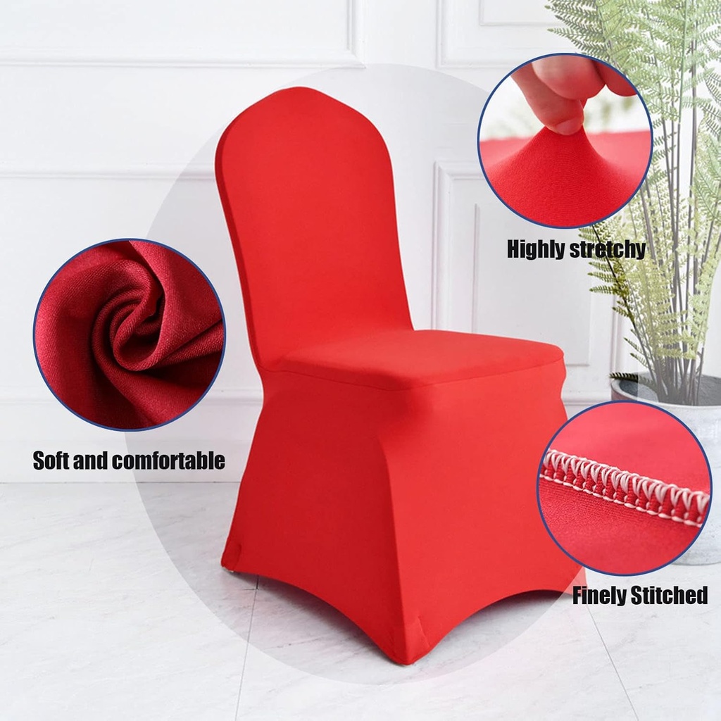 BNO3113-7 Red Chair Cover / غطاء كرسي أحمر
