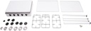 GAS COOKER WITH STAND 5 EYES WITH COVER-White /فرن غاز مع ستاند, 5 عيون مع غطاء - أبيض 