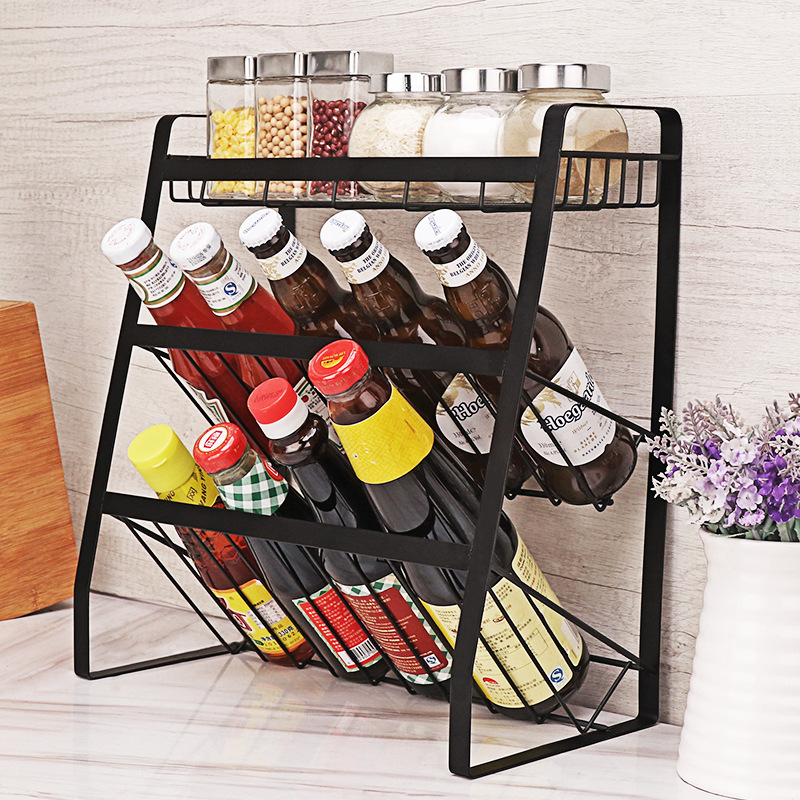 BOTTLES ORGANIZING RACK / منظم العلب متعدد الاستخد