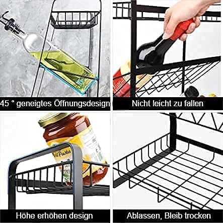 BOTTLES ORGANIZING RACK / منظم العلب متعدد الاستخد