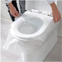 DISPOSABLE TOILET SEAT COVER/ غطاء المرحاض 10 pcs 