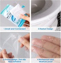 DISPOSABLE TOILET SEAT COVER/ غطاء المرحاض 10 pcs 