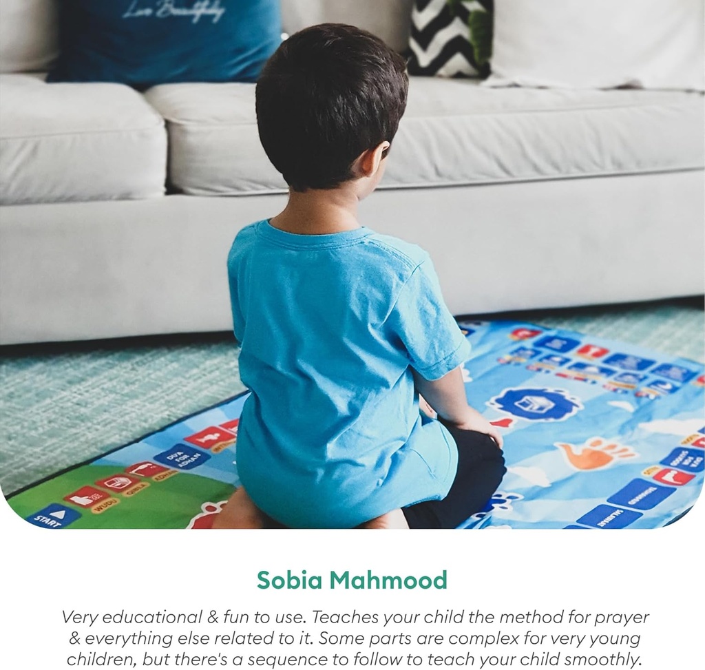 EDUCATIONAL PRAYER MAT /سجادة تعليم الصلاة 