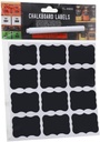 A set of 24-piece spices stickers with a pen/طقم ملصقات توابل مكون من 24 قطع مزود بقلم  