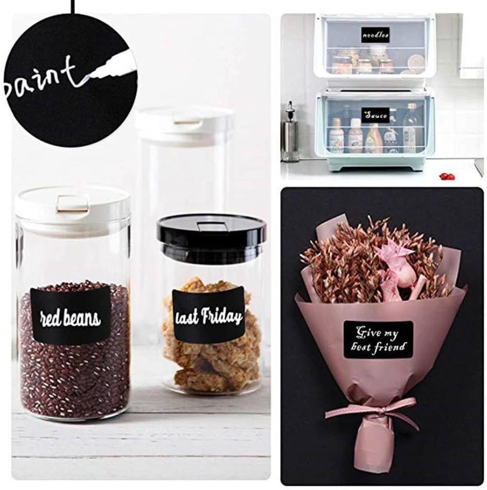 A set of 24-piece spices stickers with a pen/طقم ملصقات توابل مكون من 24 قطع مزود بقلم  