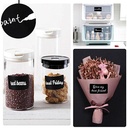 A set of 24-piece spices stickers with a pen/طقم ملصقات توابل مكون من 24 قطع مزود بقلم  