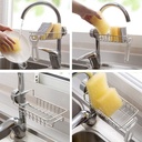 FAUCET SHELF CONVENIENT DRAINAGE STORAGE / منظم المغسلة