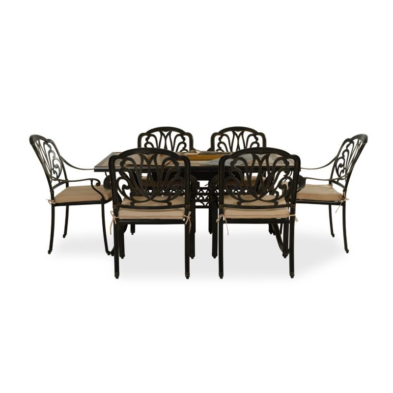 6 CHAIRS + 1 TABLE JAN207-27 /  جلسة خارجية 6 كراسي وطاولة