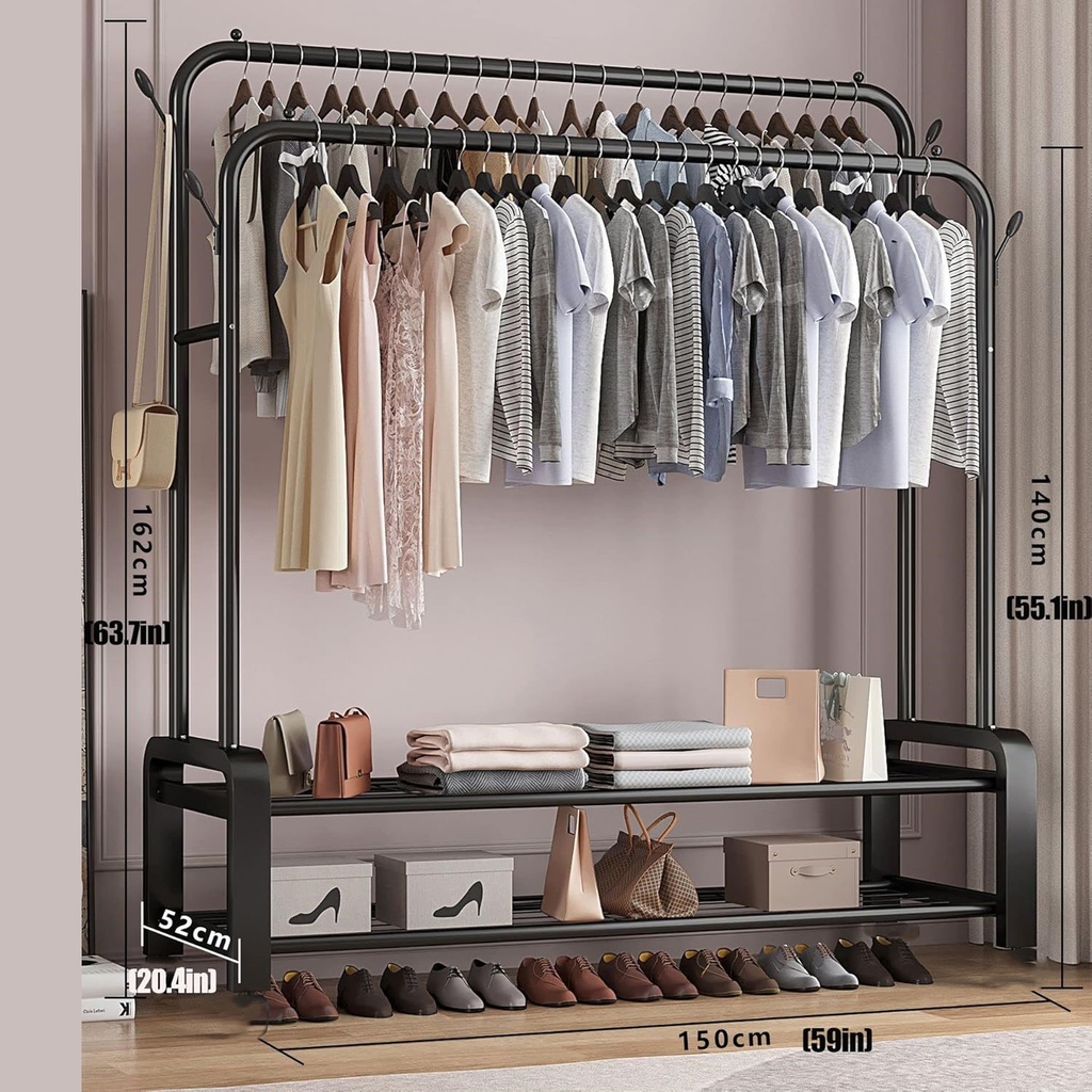 Clothes Hanger Stand 2 step / علاقة الملابس الدبل 