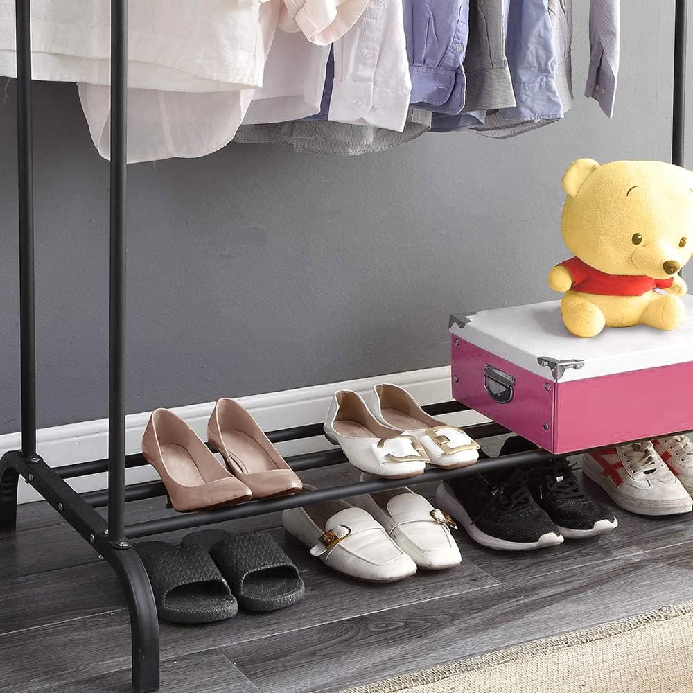 Clothes Double Hanger Stand+1 shelve / ستاند الملابس علاقة مزدوجة+ رف 1