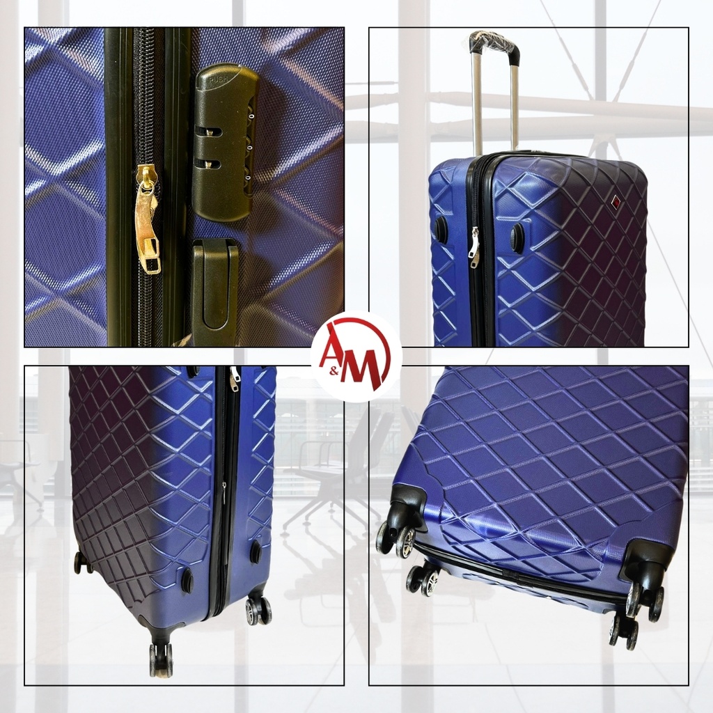TRAVEL BAG SINGLE ZIPPER LARGE "NAVY BLUE "/حقيبة سفر بسحاب واحد كبير "لون البحري