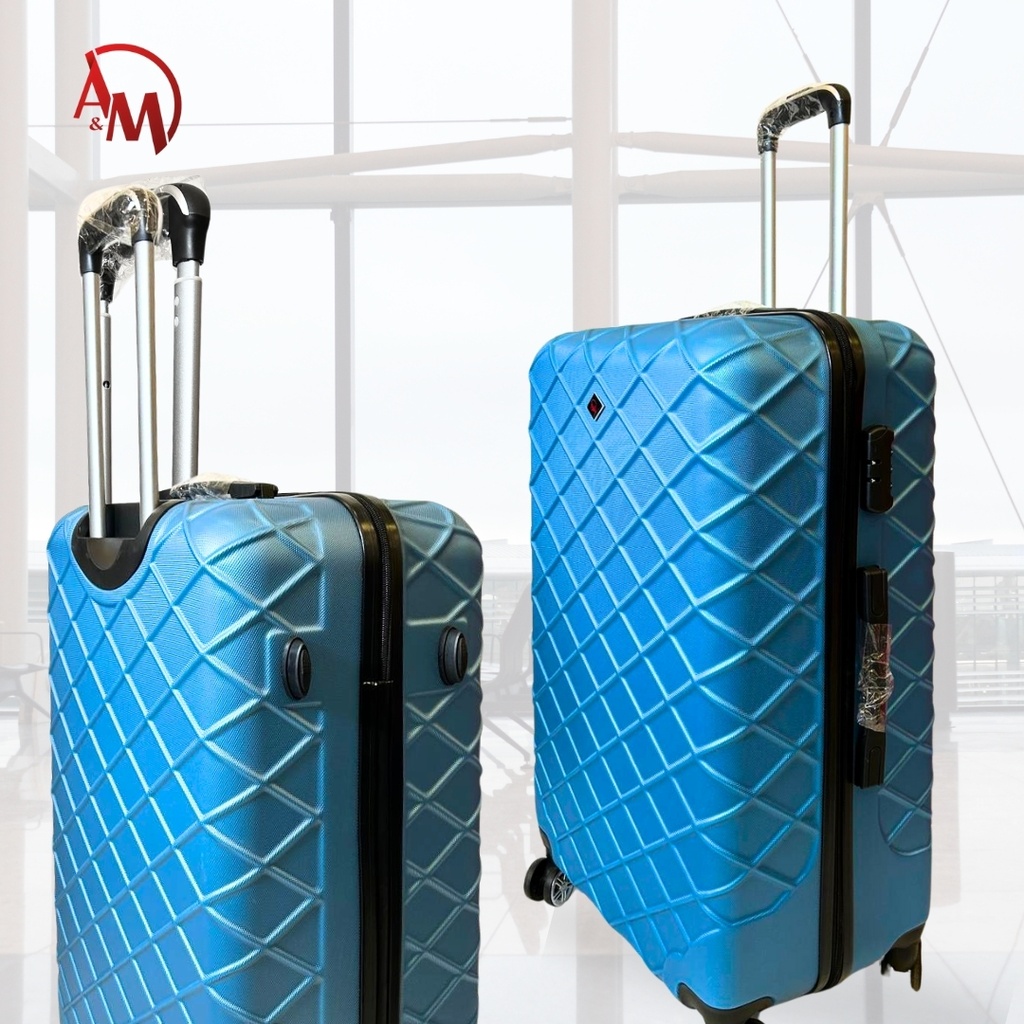TRAVEL BAG SINGLE ZIPPER LARGE "ICE BLUE "/حقيبة سفر بسحاب واحد كبير " (لون الازرق الجليدي)"