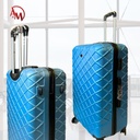 TRAVEL BAG SINGLE ZIPPER LARGE "ICE BLUE "/حقيبة سفر بسحاب واحد كبير " (لون الازرق الجليدي)"