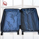 TRAVEL BAG SINGLE ZIPPER LARGE "ICE BLUE "/حقيبة سفر بسحاب واحد كبير " (لون الازرق الجليدي)"