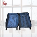 TRAVEL BAG SINGLE ZIPPER SMALL "ICE BLUE "/حقيبة سفر بسحاب واحد صغيرة  (لون الازرق الجليدي)"