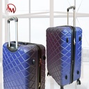 TRAVEL BAG DOUBLE ZIPPER LARGE "NAVY BLUE "/حقيبة سفر بسحاب مزدوج كبيرة "لون البحري"