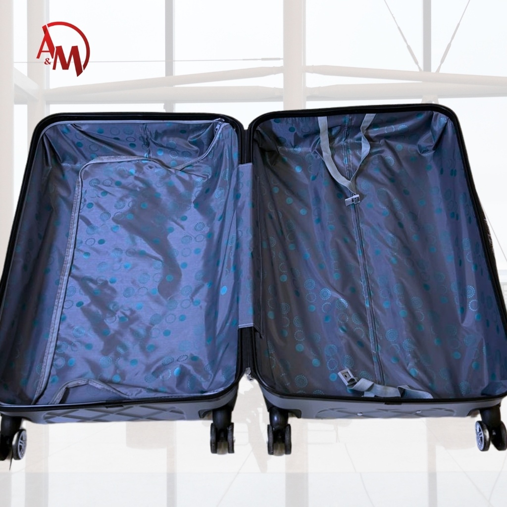 TRAVEL BAG DOUBLE ZIPPER LARGE "NAVY BLUE "/حقيبة سفر بسحاب مزدوج كبيرة "لون البحري"