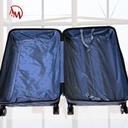TRAVEL BAG DOUBLE ZIPPER LARGE "NAVY BLUE "/حقيبة سفر بسحاب مزدوج كبيرة "لون البحري"