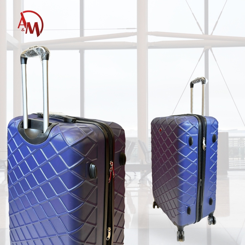 TRAVEL BAG DOUBLE ZIPPER SMALL "NAVY BLUE "/حقيبة سفر بسحاب مزدوج صغيرة "لون البحري"
