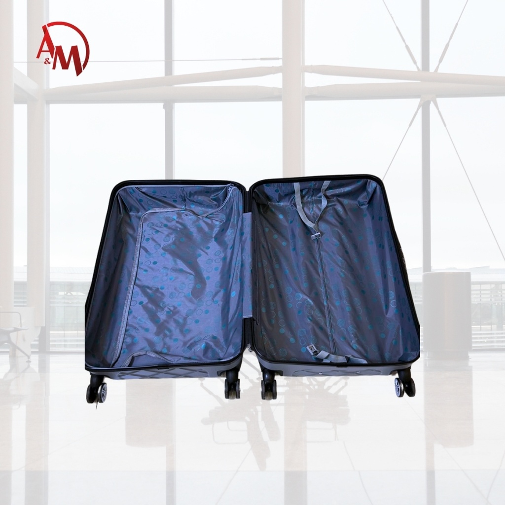 TRAVEL BAG DOUBLE ZIPPER SMALL "NAVY BLUE "/حقيبة سفر بسحاب مزدوج صغيرة "لون البحري"