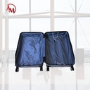 TRAVEL BAG DOUBLE ZIPPER SMALL "NAVY BLUE "/حقيبة سفر بسحاب مزدوج صغيرة "لون البحري"